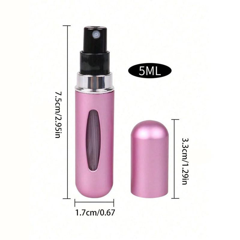 Portable Mini Refillable Perfume Bottle, 12Pcs/Set 5ML Spray Bottle, Travel Perfume Atomizer, Perfume Bottle for Travel, Daily Use