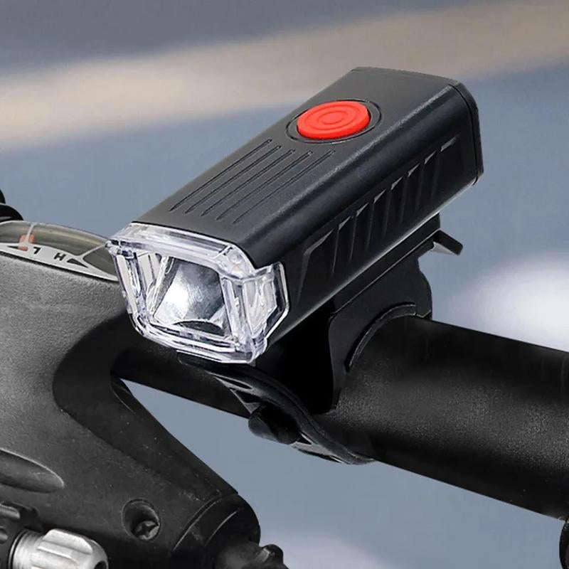 USB Rechargeable LED Bicycle Headlight Bike Head Light Front Rear Lamp Cycling